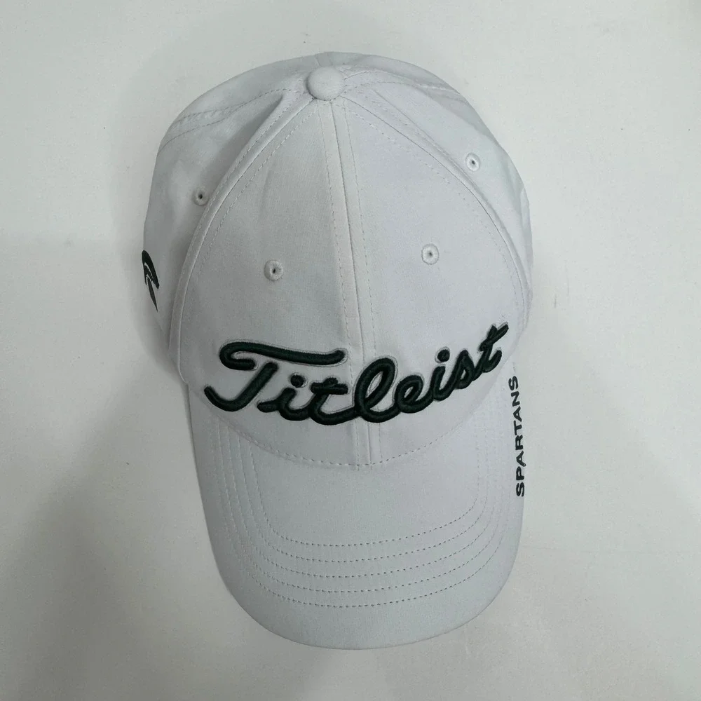 Titleist Michigan State Spartans Golf Hat White Adjustable Strapback '47 Brand